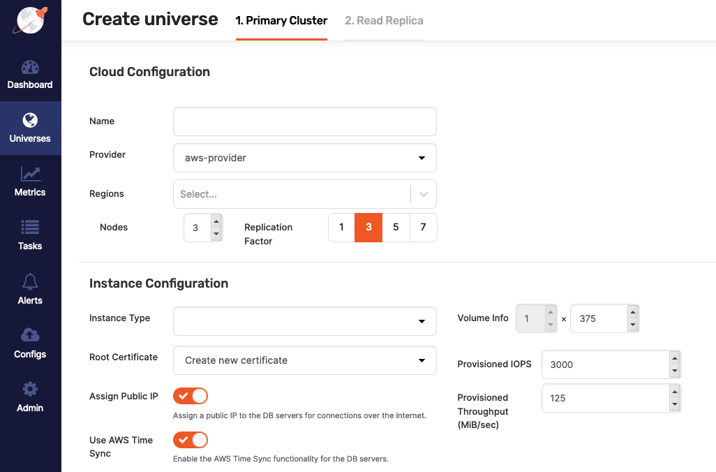 Troubleshoot universe